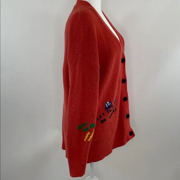 Scotch & Soda Varsity Embroidered Cardigan, L - Picture 8 of 13